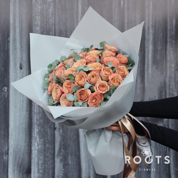 Купить монобукет с доставкой в Москве | Заказать монобукет от ROOTS FLOWERS
