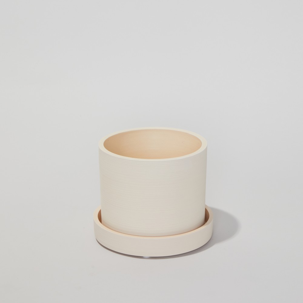 Горшок d14 Cream с пересадкой