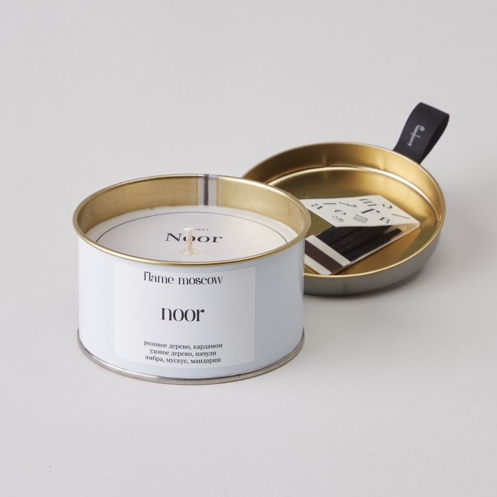 Свеча FLAME в металле Noor Свеча FLAME в металле Noor