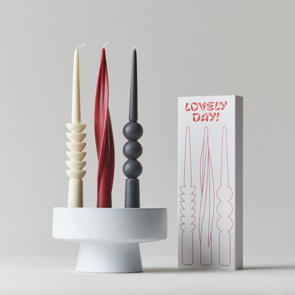 Набор из 3-х свечей №02