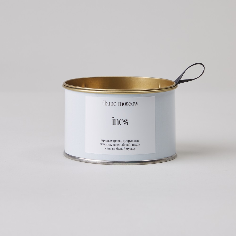 Свеча FLAME в металле Ines