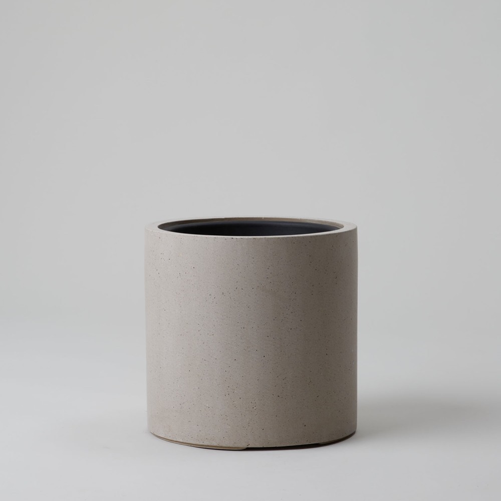 Кашпо Цилиндр Белый песок d23