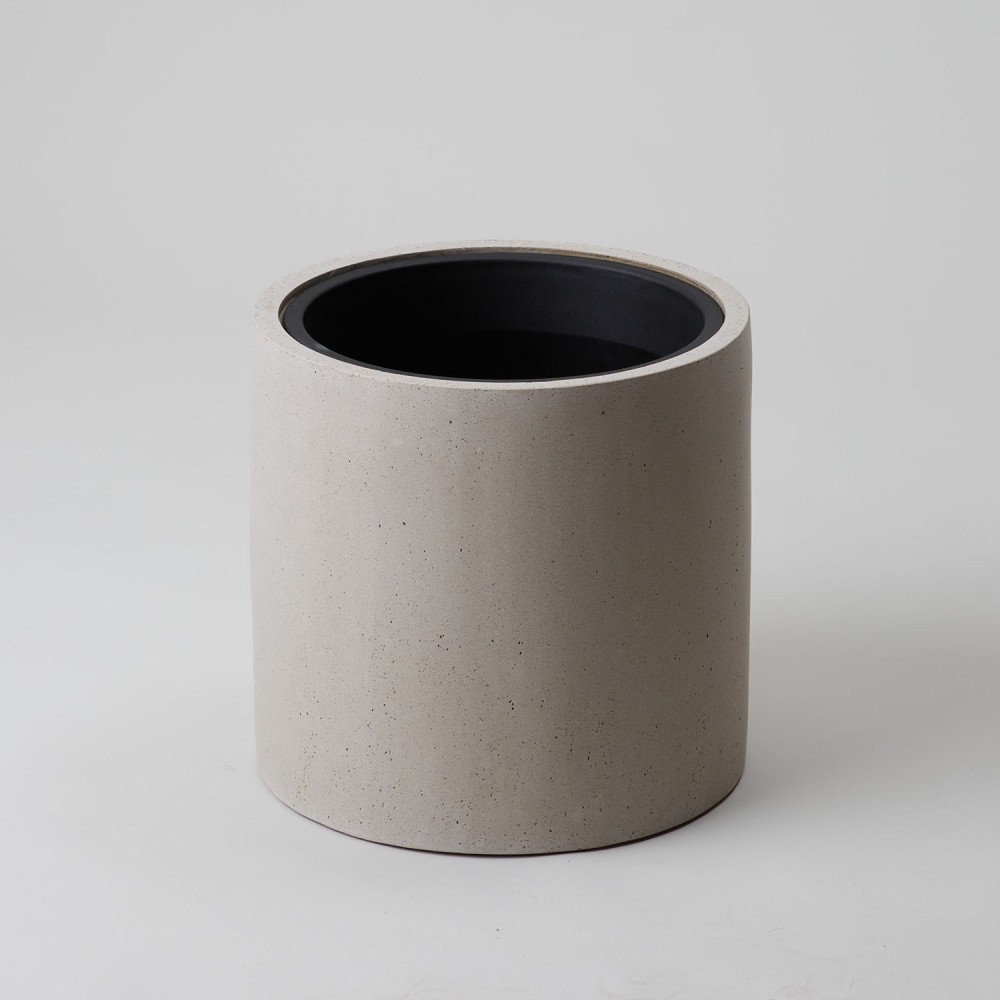 Кашпо Цилиндр Белый песок d32 Кашпо Цилиндр Белый песок d32