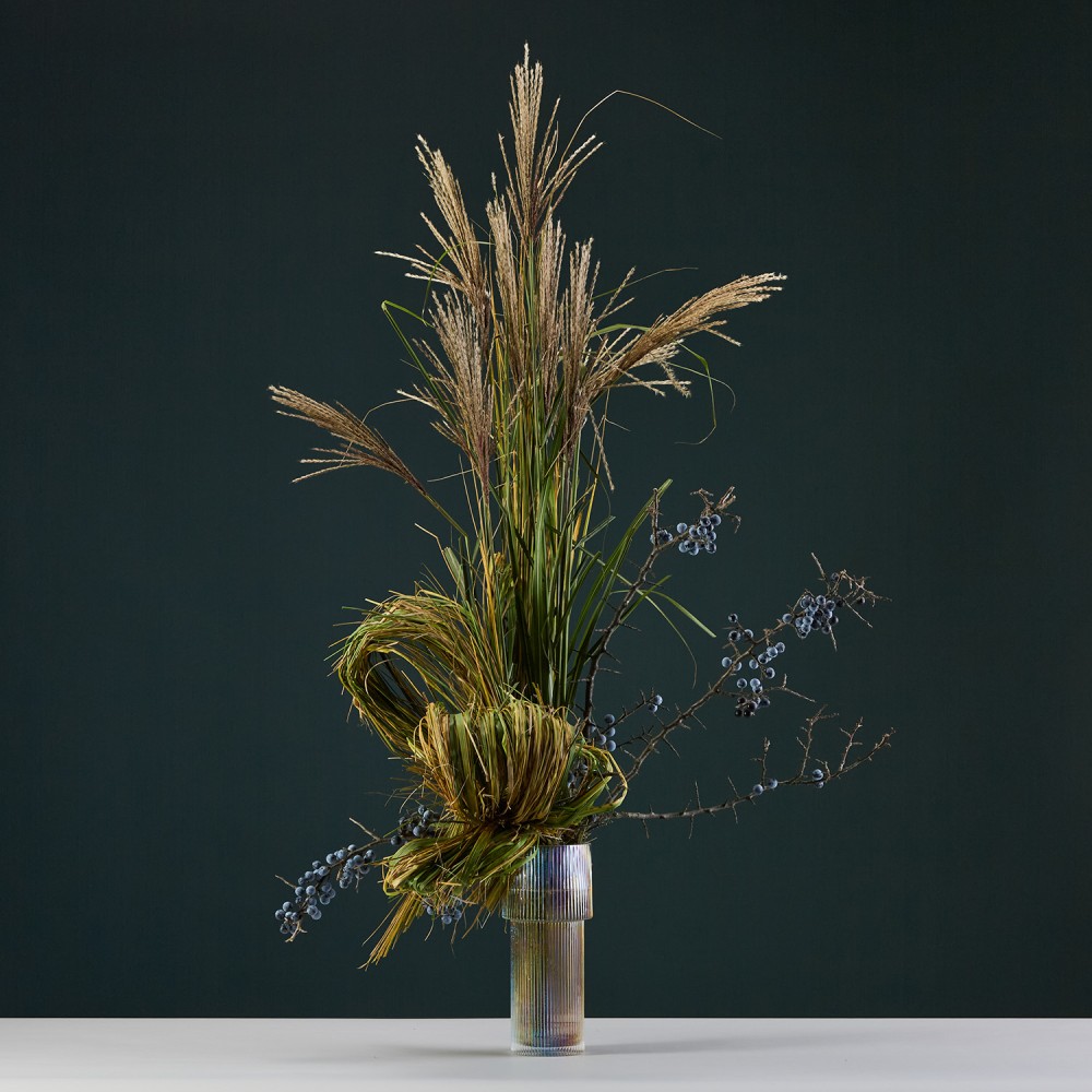 Ваза рельефная прозрачная Ваза рельефная прозрачная