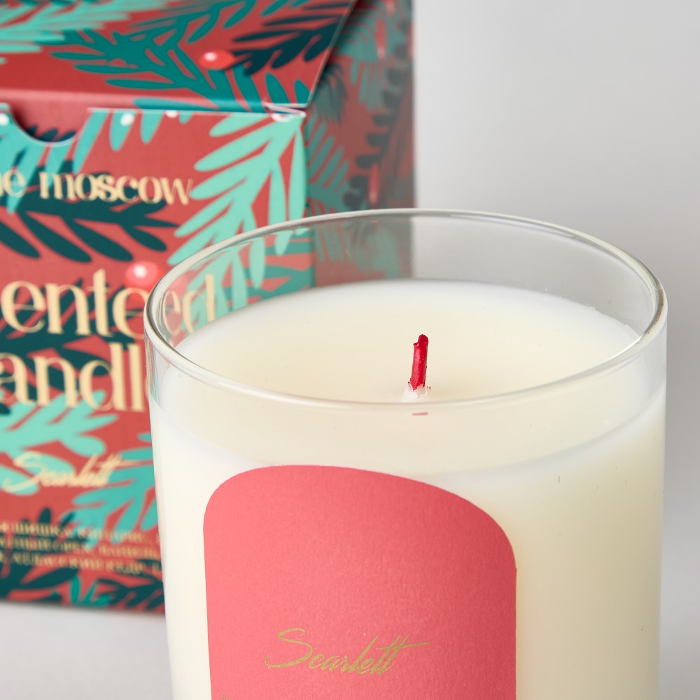 Свеча FLAME в стекле Scarlett Свеча FLAME в стекле Scarlett