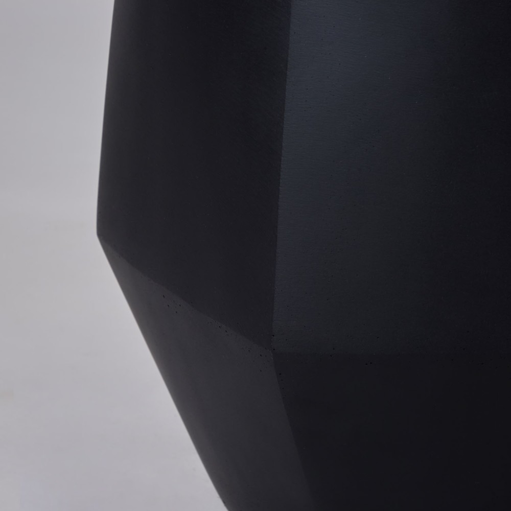 Кашпо Многогранник Антрацит d23