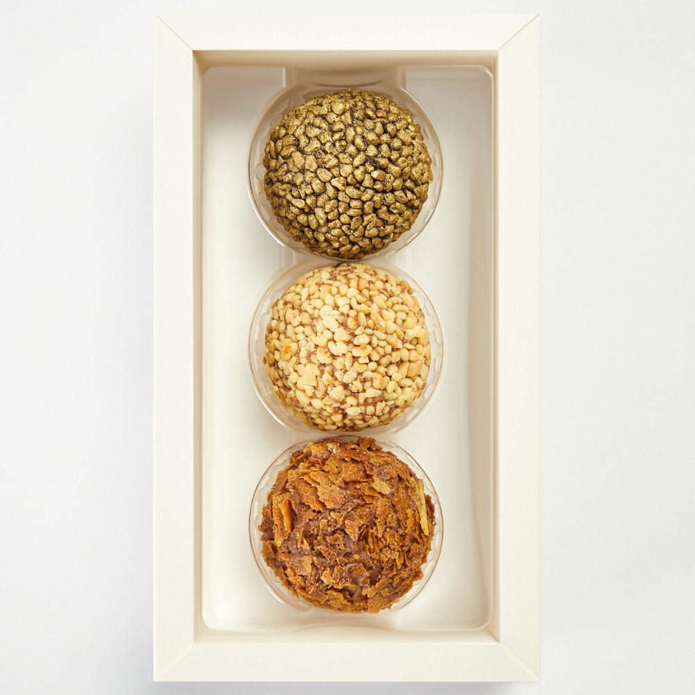 Новогодние шоколадные гранд-трюфели ручной работы 3