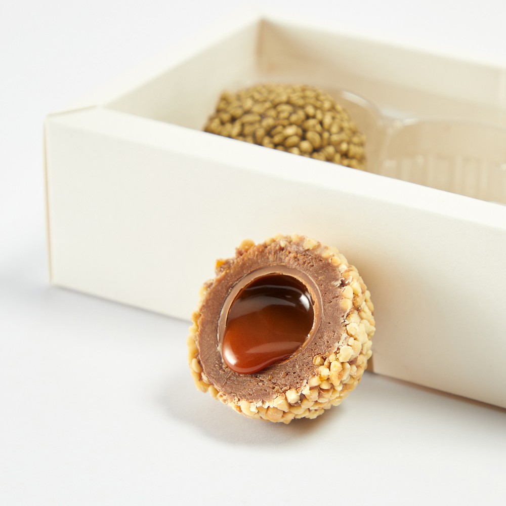 Новогодние шоколадные гранд-трюфели ручной работы 3