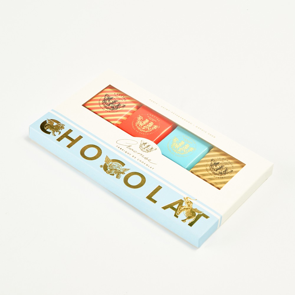 Набор шоколадных плиток ручной работы 8