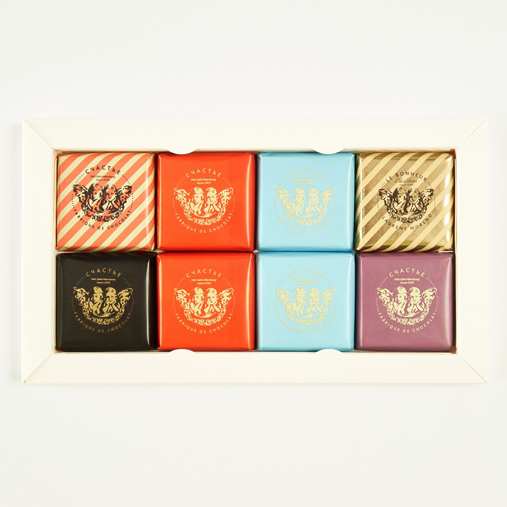 Набор шоколадных плиток ручной работы 8