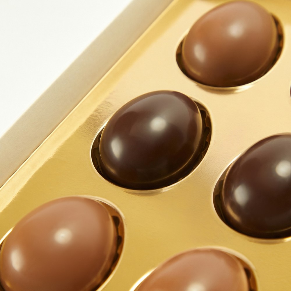 Набор пасхальных шоколадных яиц Счастье