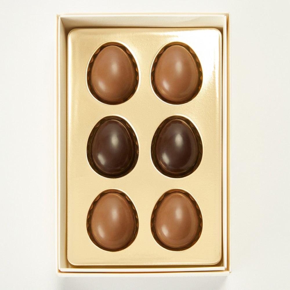 Набор пасхальных шоколадных яиц Счастье