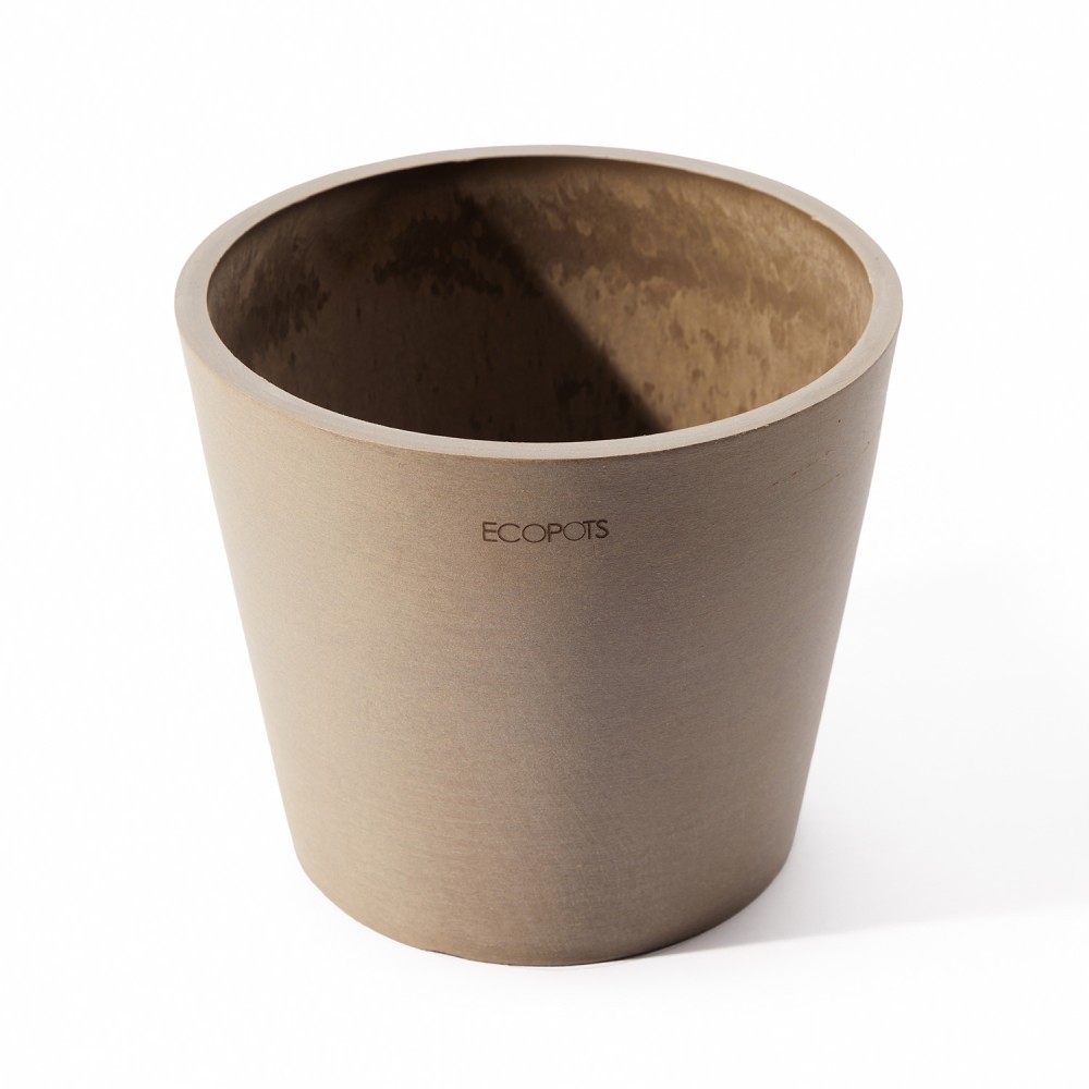 Кашпо Ecopots Amsterdam Mini d17 серо-коричневое  