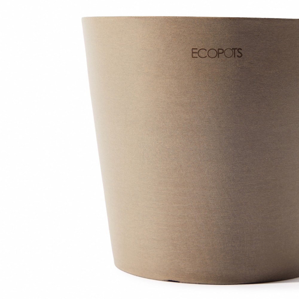 Кашпо Ecopots Amsterdam Mini d17 серо-коричневое  