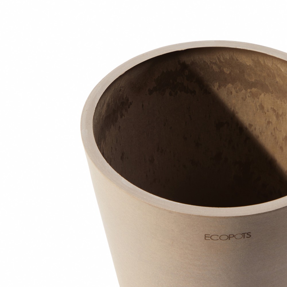 Кашпо Ecopots Amsterdam Mini d17 серо-коричневое  