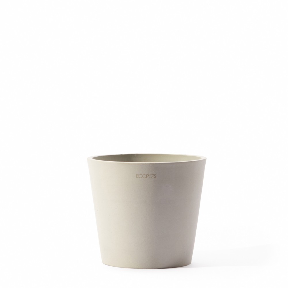 Кашпо Ecopots Amsterdam Mini d17 светло-серое Кашпо Ecopots Amsterdam Mini d17 светло-серое