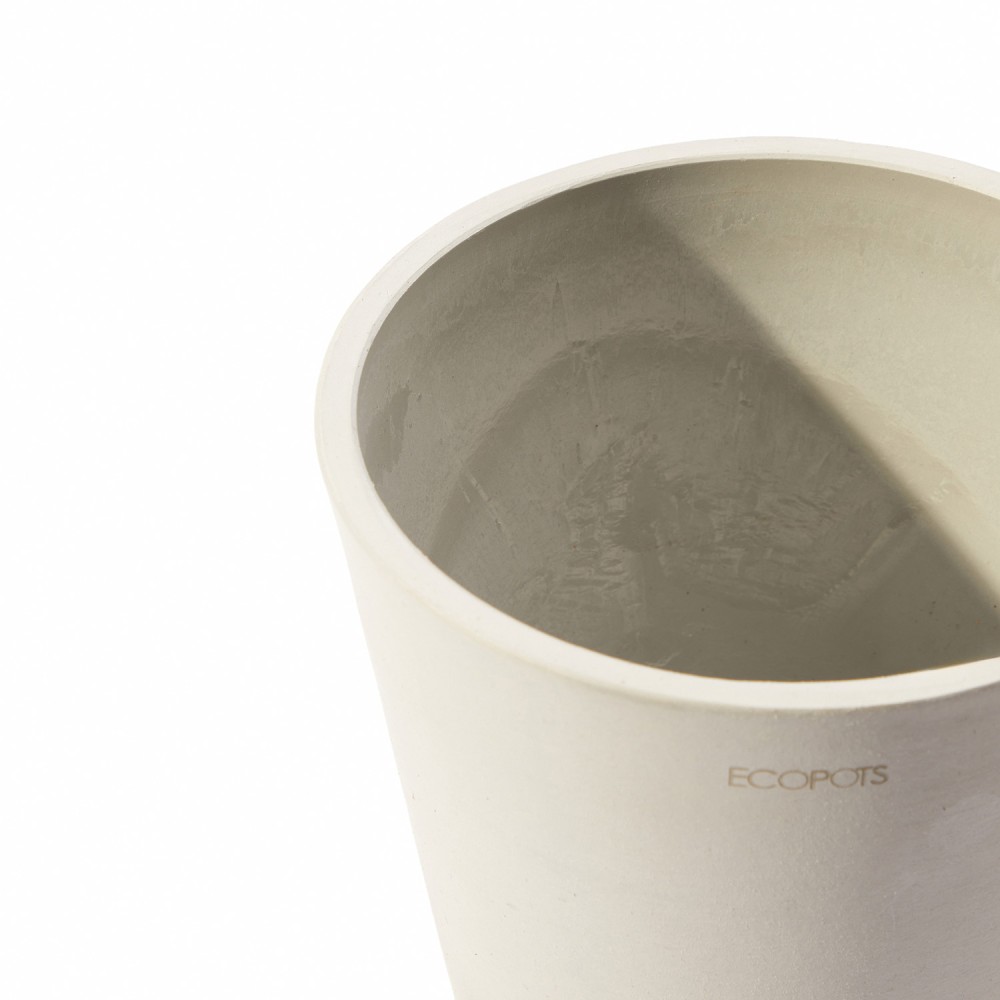 Кашпо Ecopots Amsterdam Mini d17 светло-серое Кашпо Ecopots Amsterdam Mini d17 светло-серое