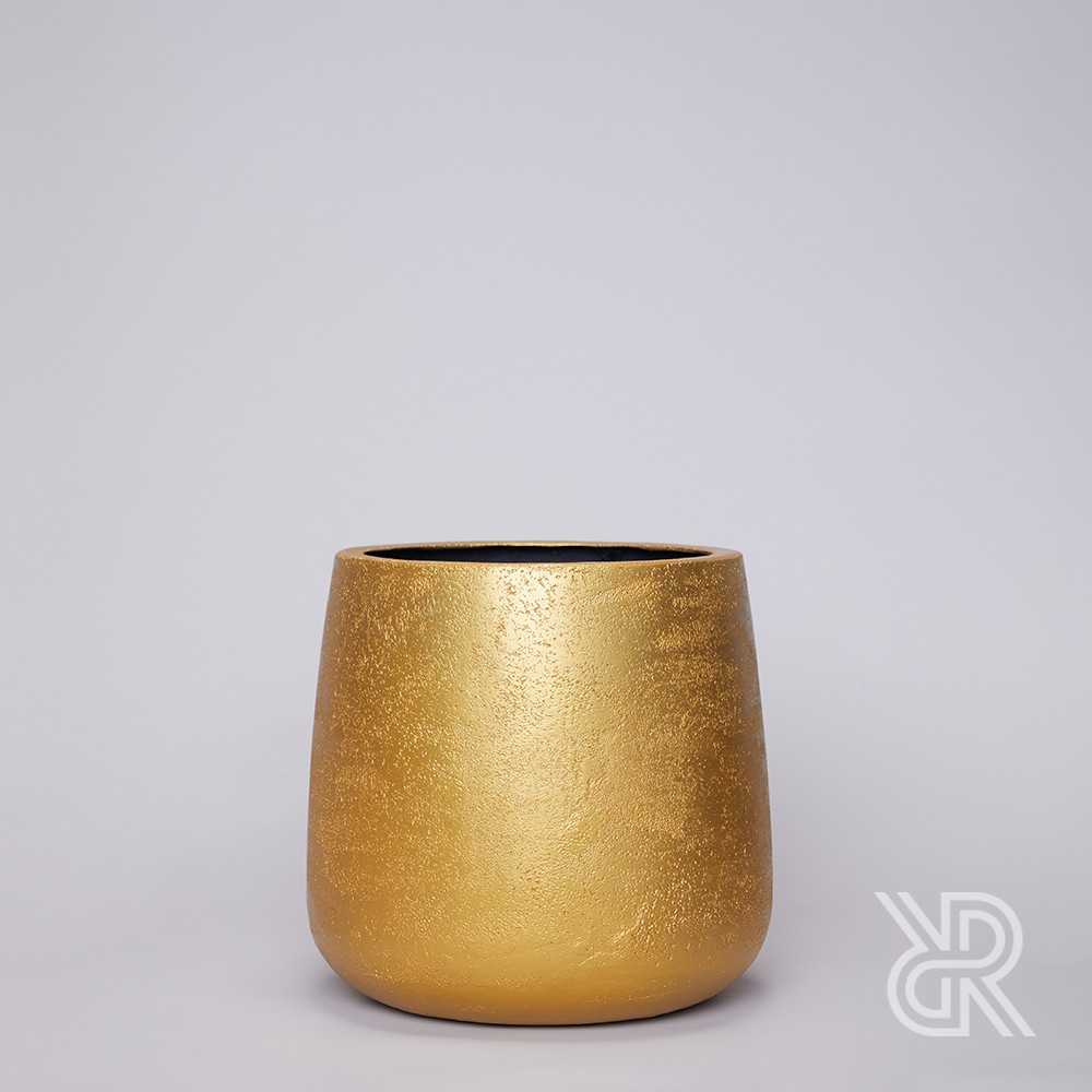 Кашпо d24 Gold с пересадкой Кашпо d24 Gold с пересадкой