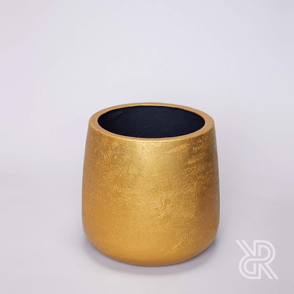 Кашпо d24 Gold с пересадкой Кашпо d24 Gold с пересадкой