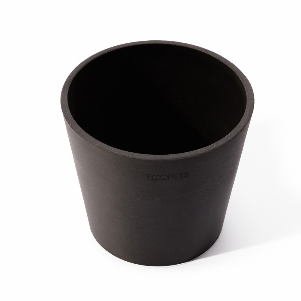 Кашпо Ecopots Амстердам Мини d13 антрацит Кашпо Ecopots Амстердам Мини d13 антрацит