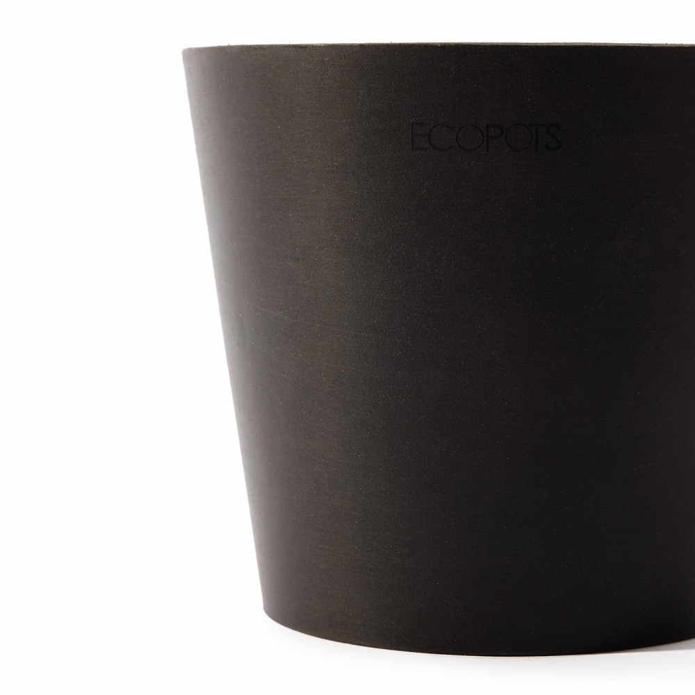 Кашпо Ecopots Амстердам Мини d13 антрацит Кашпо Ecopots Амстердам Мини d13 антрацит