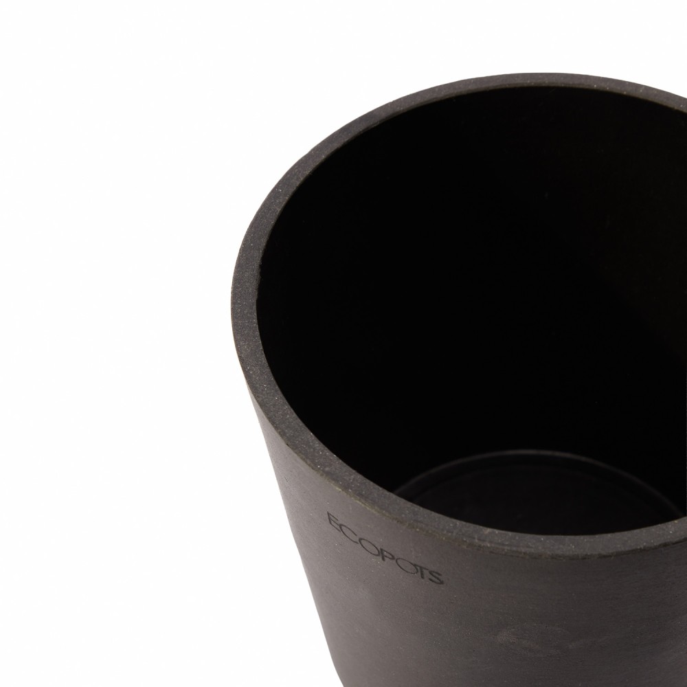 Кашпо Ecopots Амстердам Мини d13 антрацит Кашпо Ecopots Амстердам Мини d13 антрацит